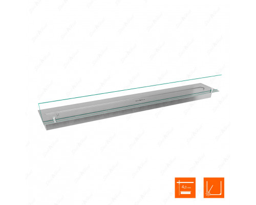 Топливный блок SteelHeat LINE GLASS 1200