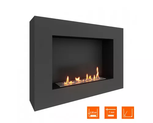 Биокамин SteelHeat WALL GRAND 900 черный Биокамин SteelHeat WALL GRAND 900 черный