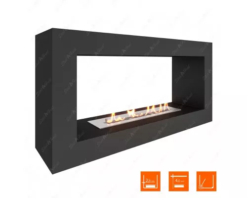 Биокамин SteelHeat FRAME ONE 900 черный Биокамин SteelHeat FRAME ONE 900 черный