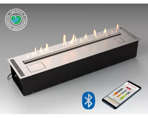 Автоматический биокамин Lux Fire Smart Flame 1100 RC INOX Автоматический биокамин Lux Fire Smart Flame 1100 RC INOX