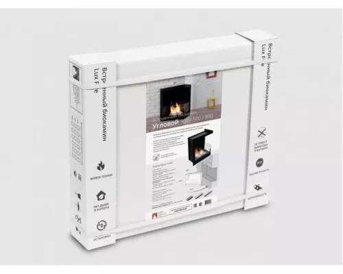 Встроенный биокамин Lux Fire Угловой 755 М (правый угол) Встроенный биокамин Lux Fire Угловой 755 М (правый угол)