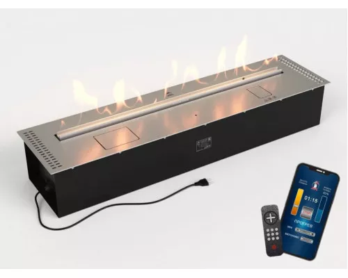 Автоматический биокамин Lux Fire Smart Flame 1100 RC INOX Автоматический биокамин Lux Fire Smart Flame 1100 RC INOX