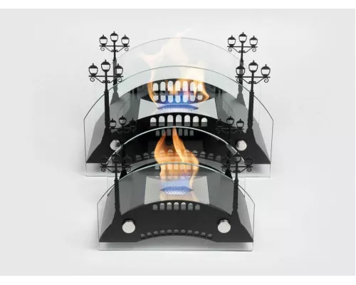 Биокамин настольный Lux Fire "Пушкинский мост" S (черный) Биокамин настольный Lux Fire "Пушкинский мост" S (черный)