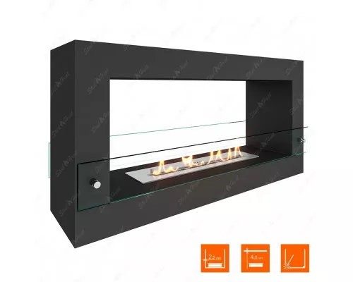 Биокамин SteelHeat FRAME ONE 900 черный Биокамин SteelHeat FRAME ONE 900 черный
