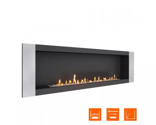 Биокамин встраиваемый SteelHeat LONG-V 1800 Биокамин встраиваемый SteelHeat LONG-V 1800